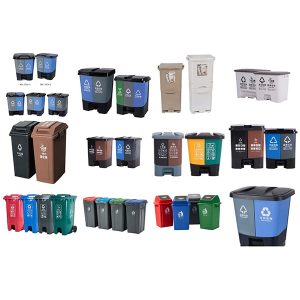 fúvott hulladékválogató edény