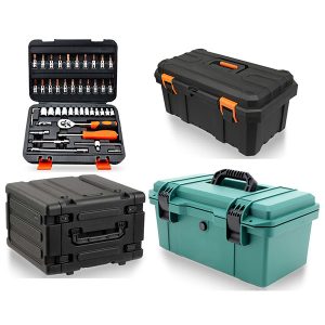 egyedi, rotációs öntéssel készült szerszámosláda